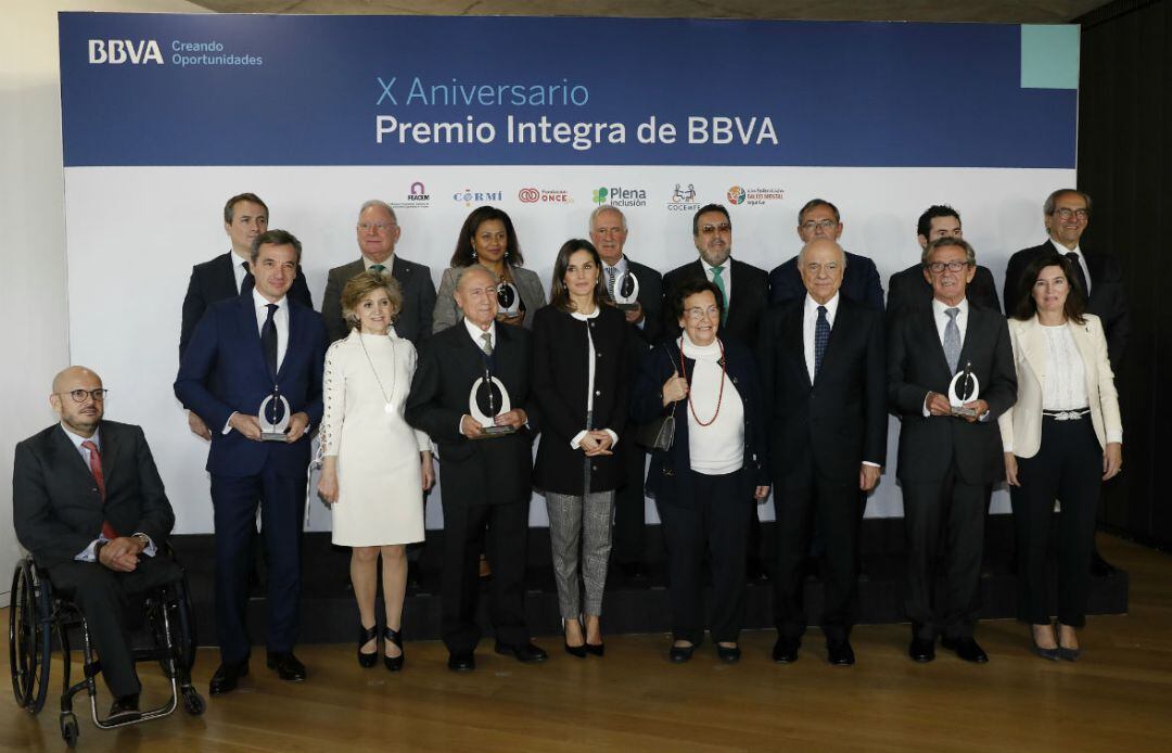 Premiados del X galardón Integra BBVA