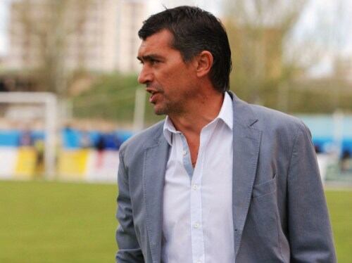 José &#039;Chino&#039; Zapatera en su etapa con entrenador de la Arandina