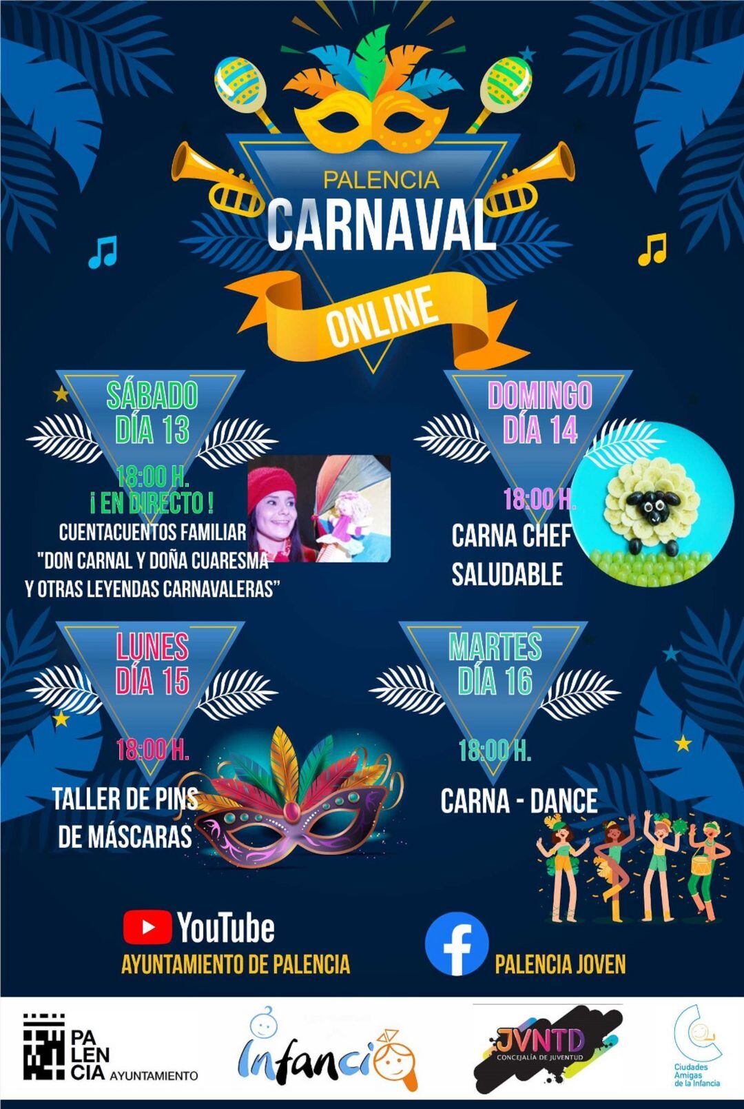 Carnaval online en Palencia