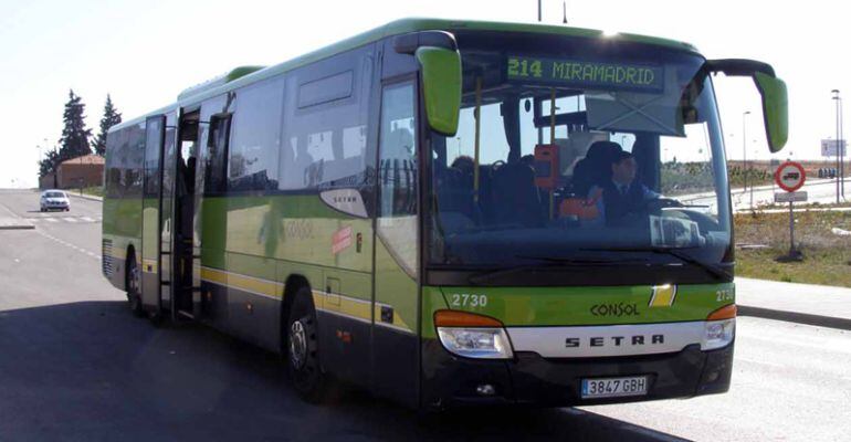 Autobús de Paracuellos de Jarama con destino Miramadrid