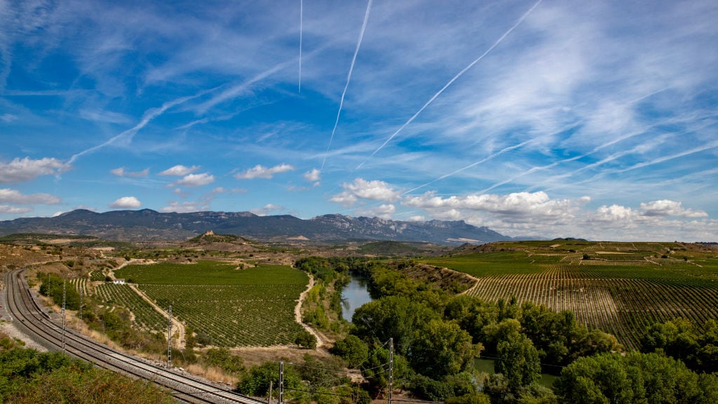 Estelas en el cielo.