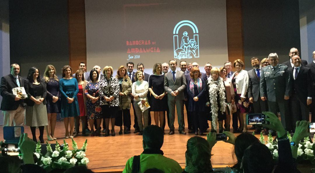 Premiados con las Banderas de Andalucía en 2018.