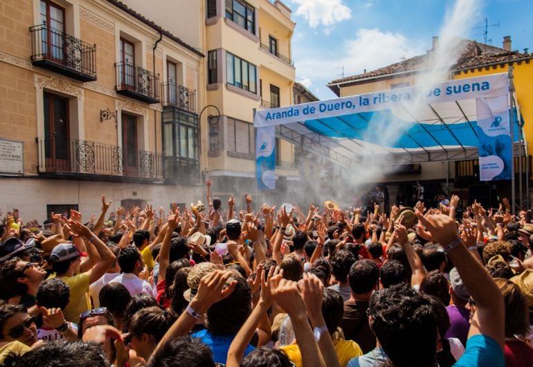 La plaza del Trigo es el lugar en el que se celebran algunos de los conciertos más especiales del Sonorama de Aranda de Duero