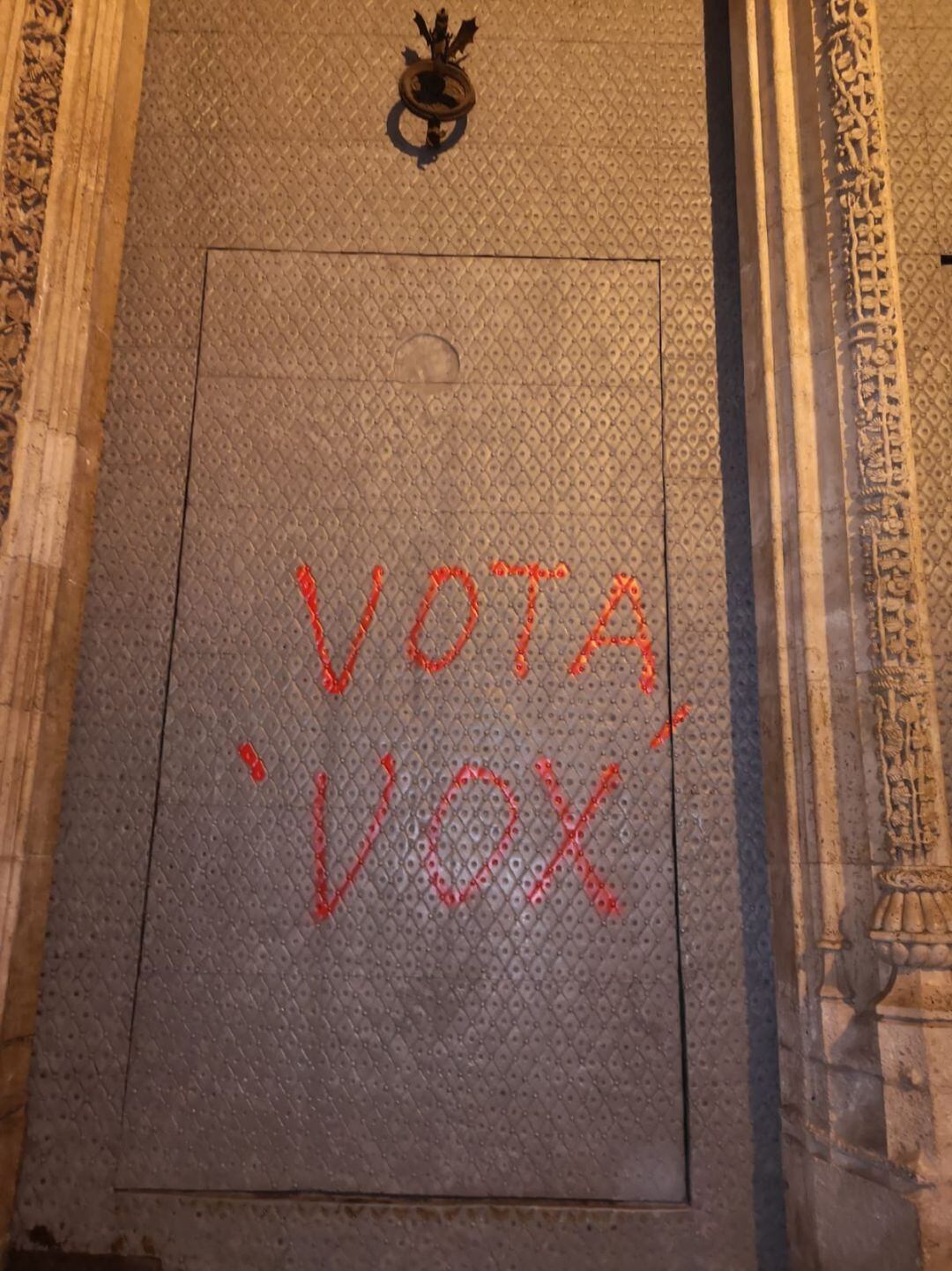 Pintadas en La Lonja (Valencia)