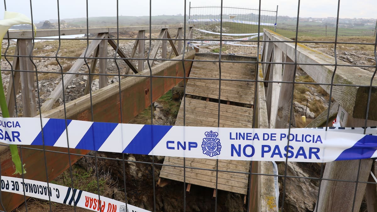 La investigación de la Policía Científica indica que la tornillería de la Pasarela de El Bocal estaba "completamente oxidada"