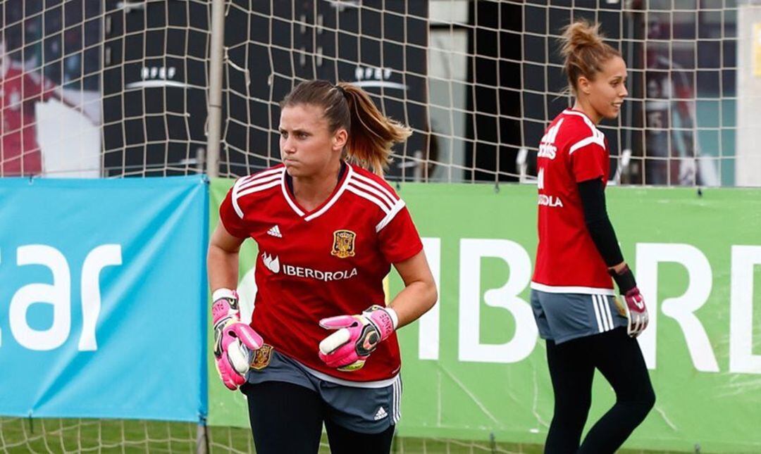 La guardameta alicantina de la selección española, Sandra Paños