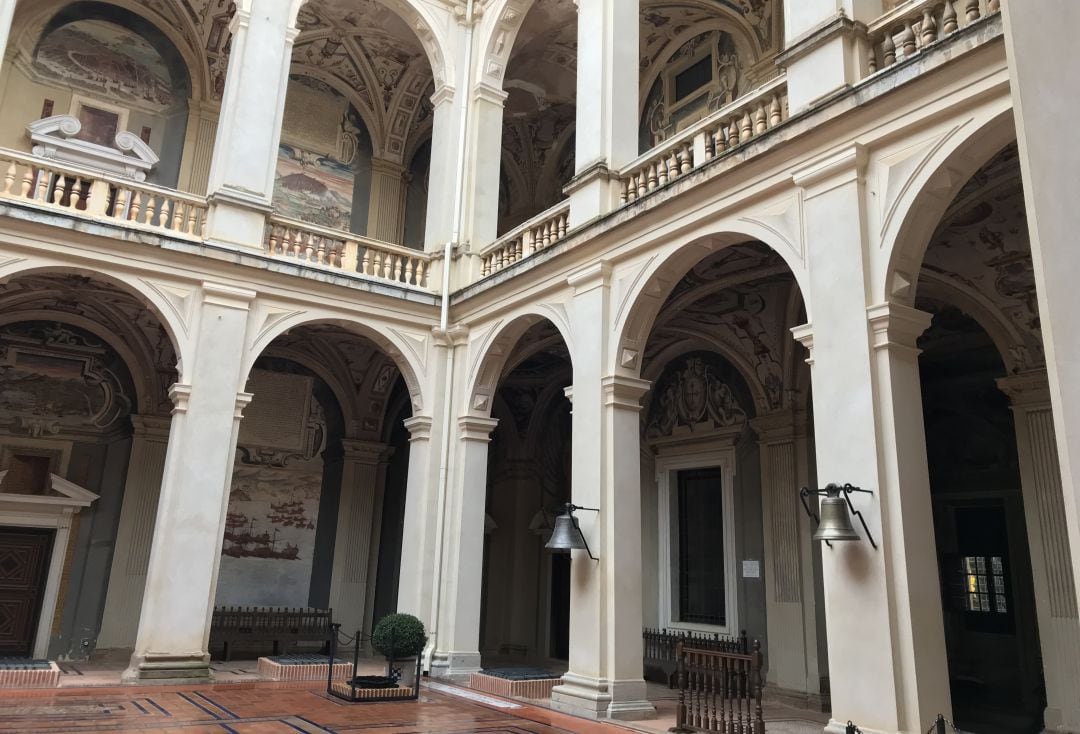 Interior del Palacio del Marqués de Santa Cruz, situado en Viso del Marqués (Ciudad Real) 