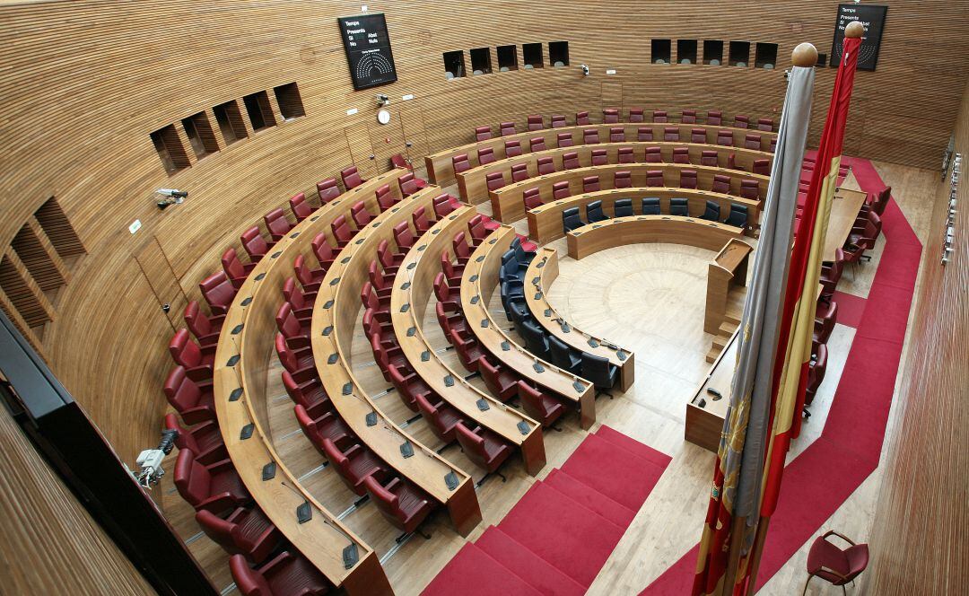 Salón de Plenos de Les Corts Valencianes