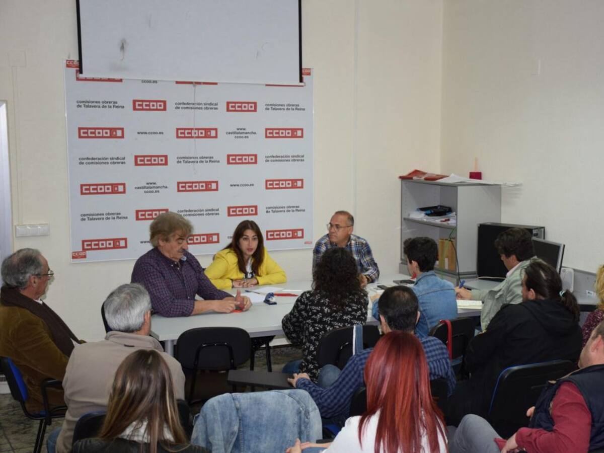 Primera toma de contacto 'Ahora Talavera' con 'Comisiones Obreras'