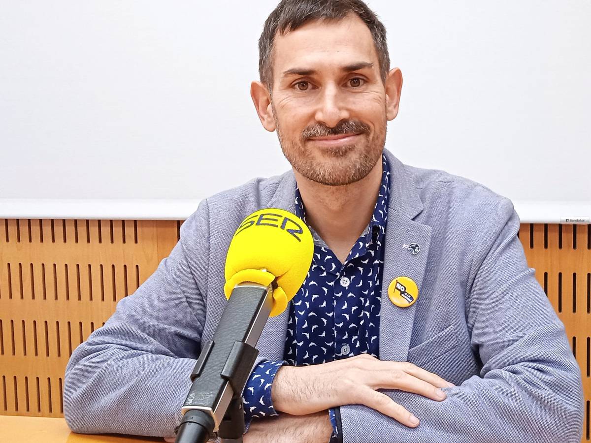 Imagen de archivo de Sergi Campillo durante una entrevista en la Cadena SER