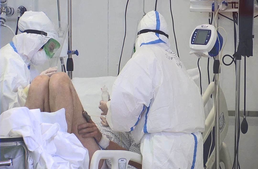 Imagen de archivo de una UCI Covid-19