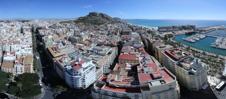 Panorámica de la ciudad de Alicante