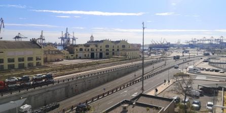 Construcción de la nueva terminal de pasajeros del puerto de València