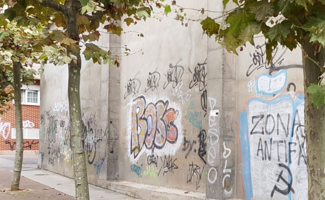 Pintadas en zona urbana