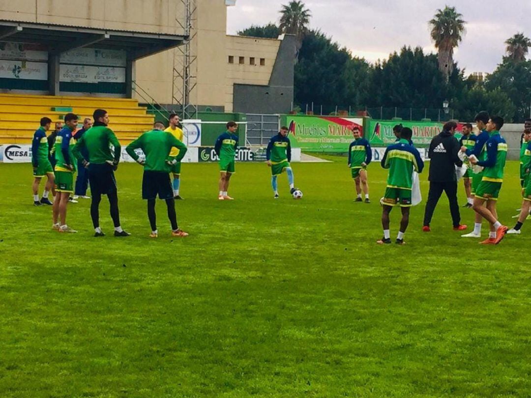 Un entreno de la Unión.