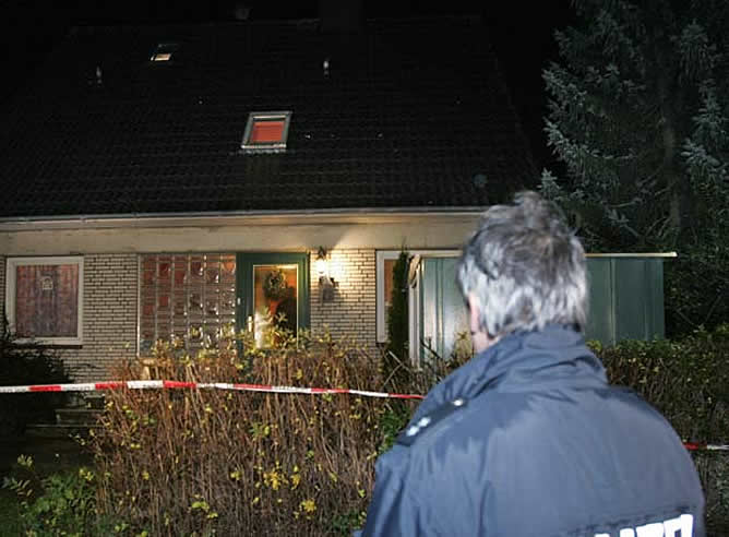 La casa en la que fueron encontrados los niños