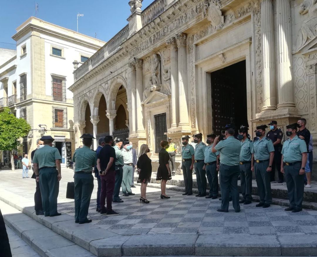 Capilla ardiente en el cabildo del Ayuntamiento de Jerez