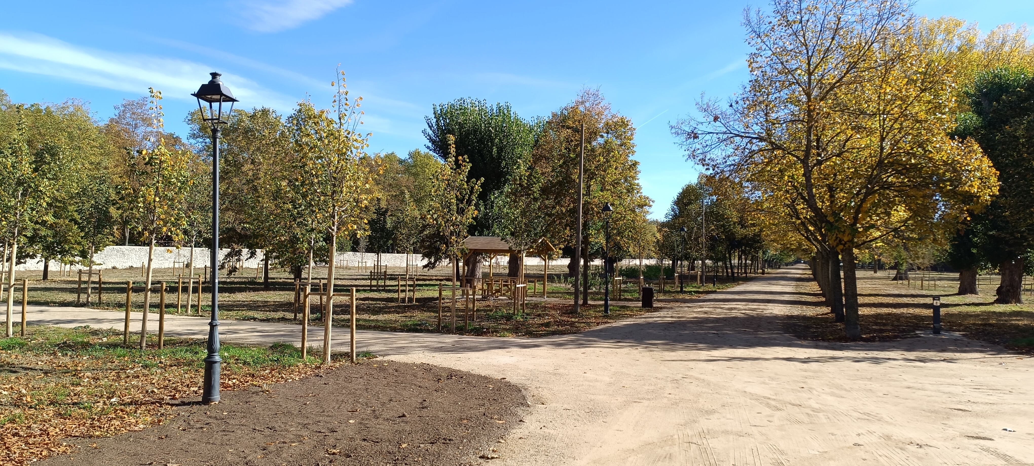El Parque El Parral de Burgos tiene otro aspecto tras una inversión de casi 2 millones