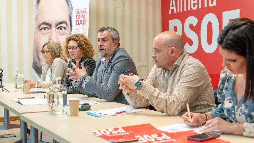 Runión Ejecutiva provincial del PSOE celebrada ayer.