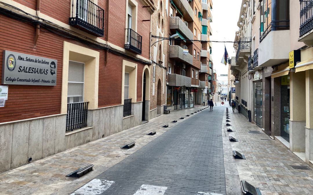 Imagen de archivo de una de las calles de Valdepeñas (Ciudad Real) 