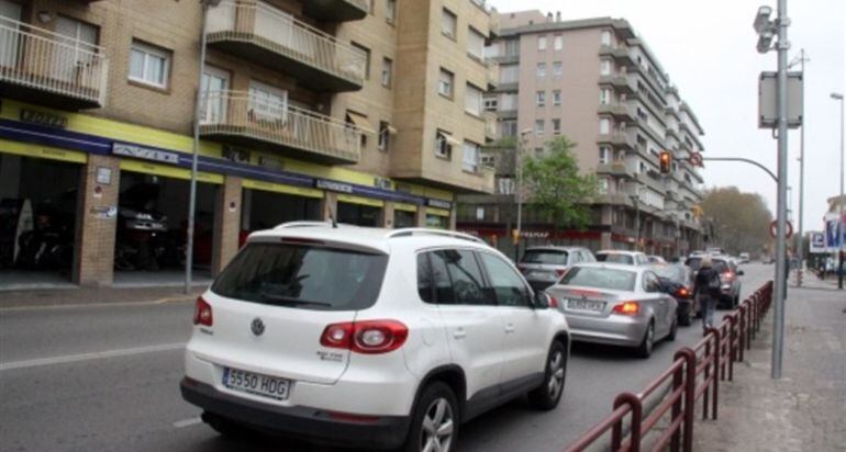 A la carretera de Barcelona hi ha un radar dissuassori.