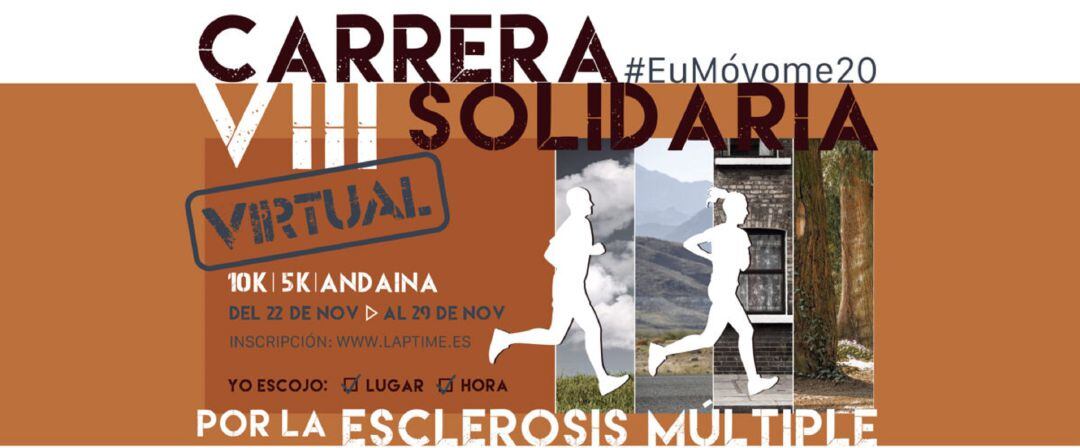 Cartel AVEMPO Carrera Solidaria por la esclerosis múltiple