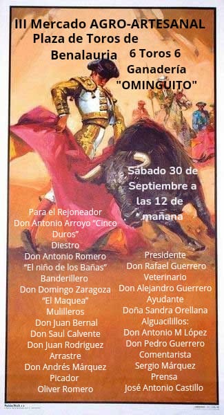 Cartel del evento