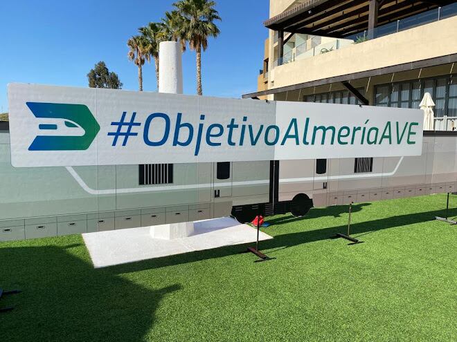 Acto reivindicato para la llegada del AVE a Almería.