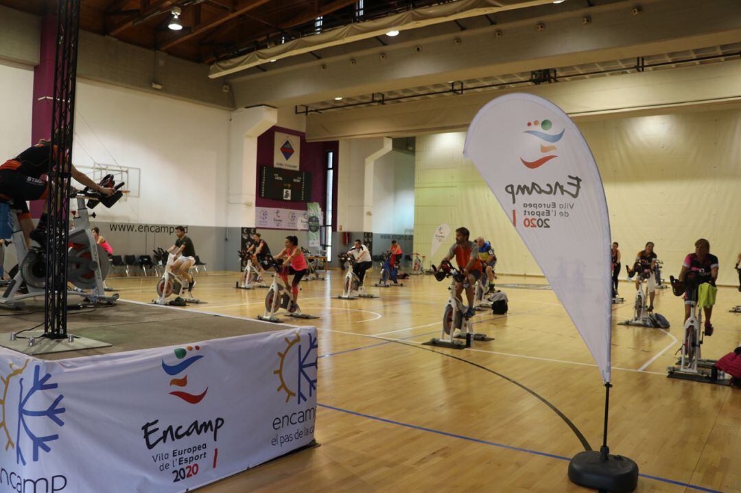 Una de les activitats esportives que s'han fet aquest any a Encamp.