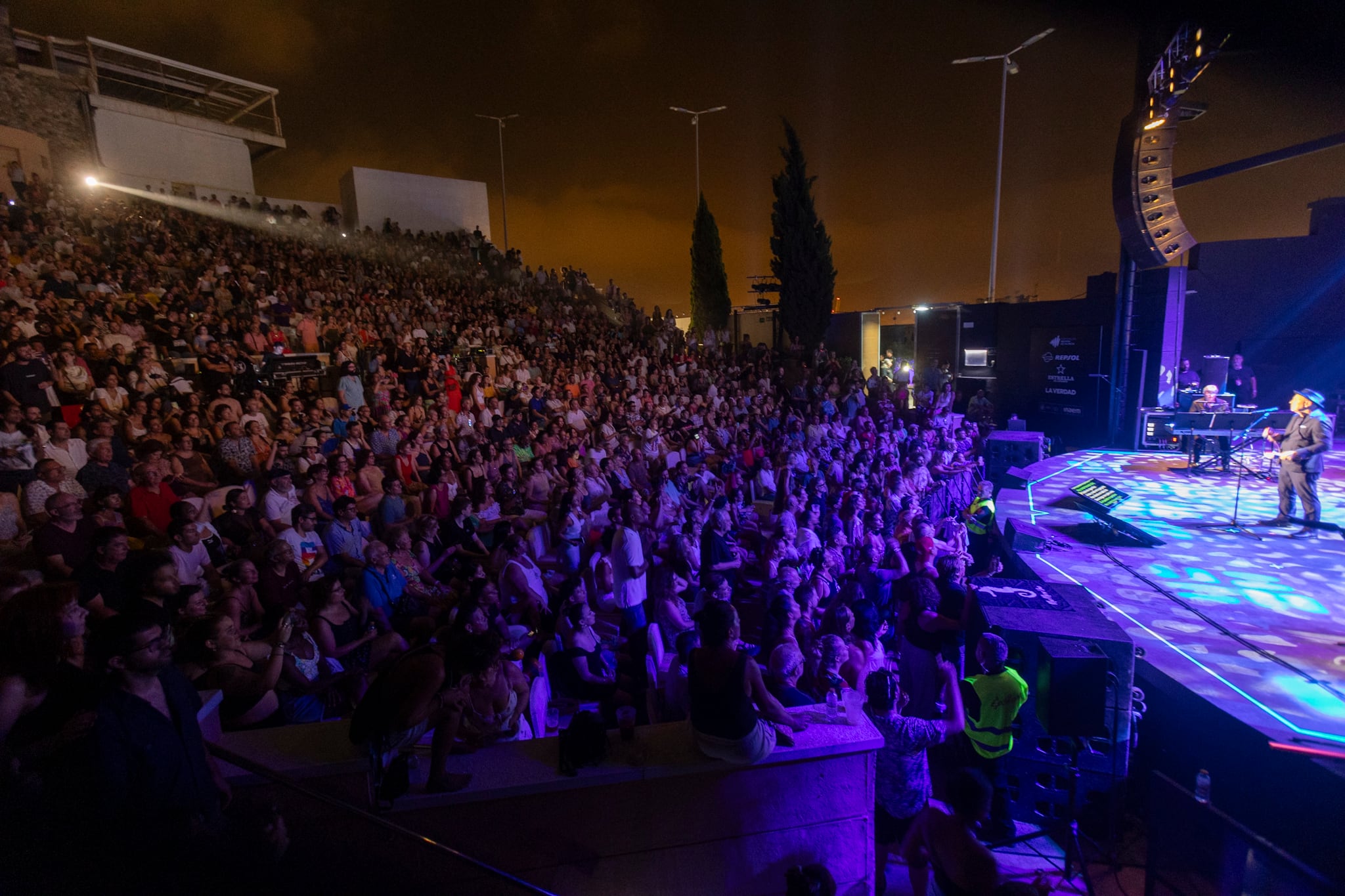 Actuación de Rubén Blades en La Mar de Músicas de Cartagena 2023.