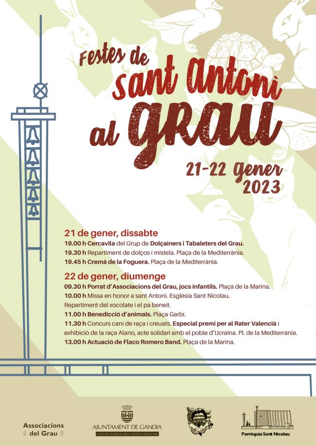 Programación del porrat de Sant Antoni 2023