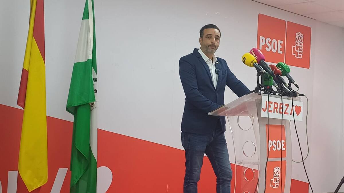 Declaraciones de José Antonio Díaz, portavoz del PSOE en Jerez, sobre los presupuestos de la Junta de Andalucía