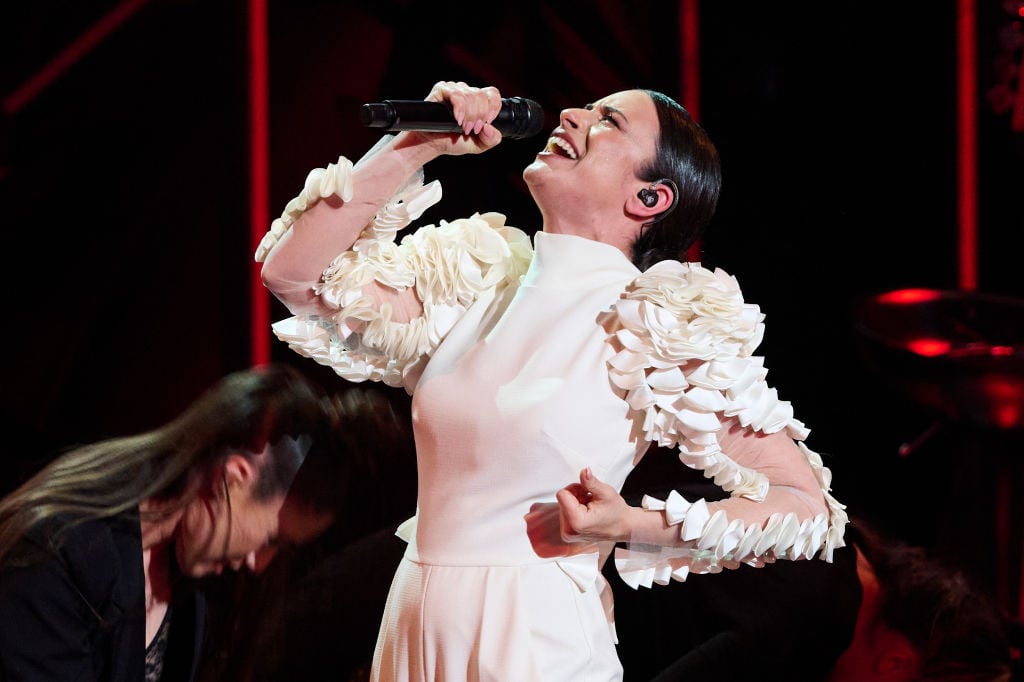 Blanca Paloma, durante una de sus últimas actuaciones.