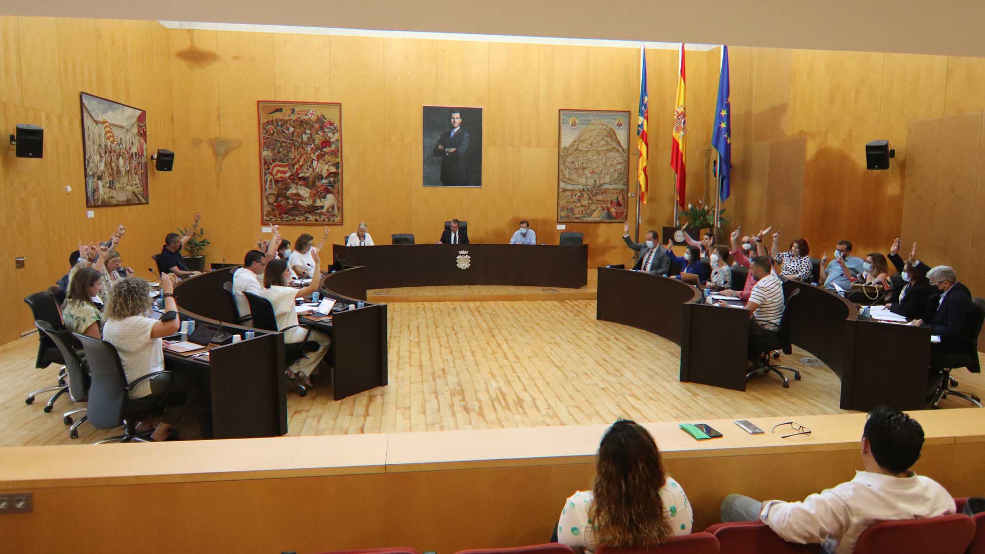 Pleno en el Ayuntamiento de Benidorm (30/05/2022)