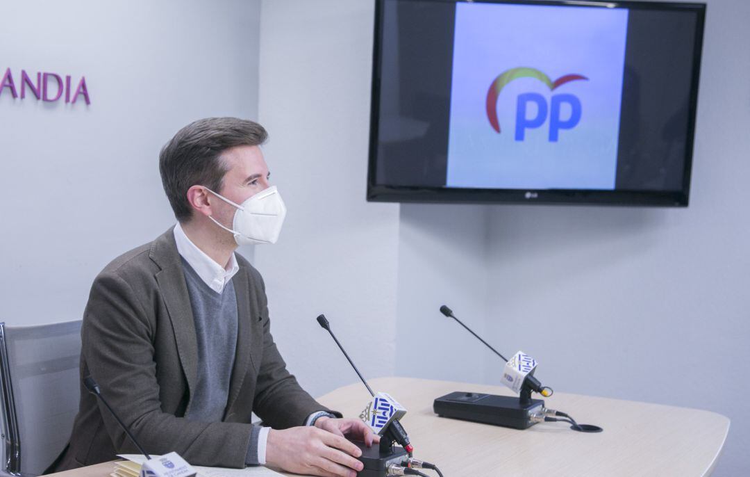 Víctor Soler, portavoz del PP de Gandia 