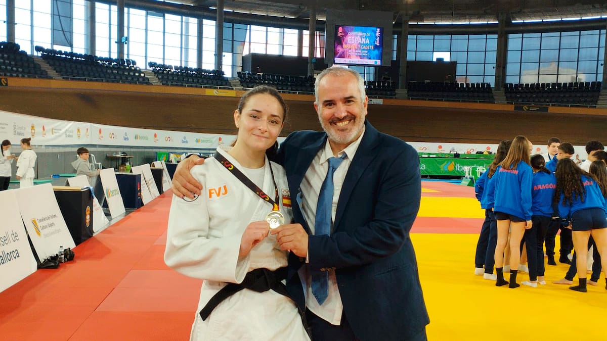 Claudia Carrasco, campeona de España de judo cadete en Mallorca