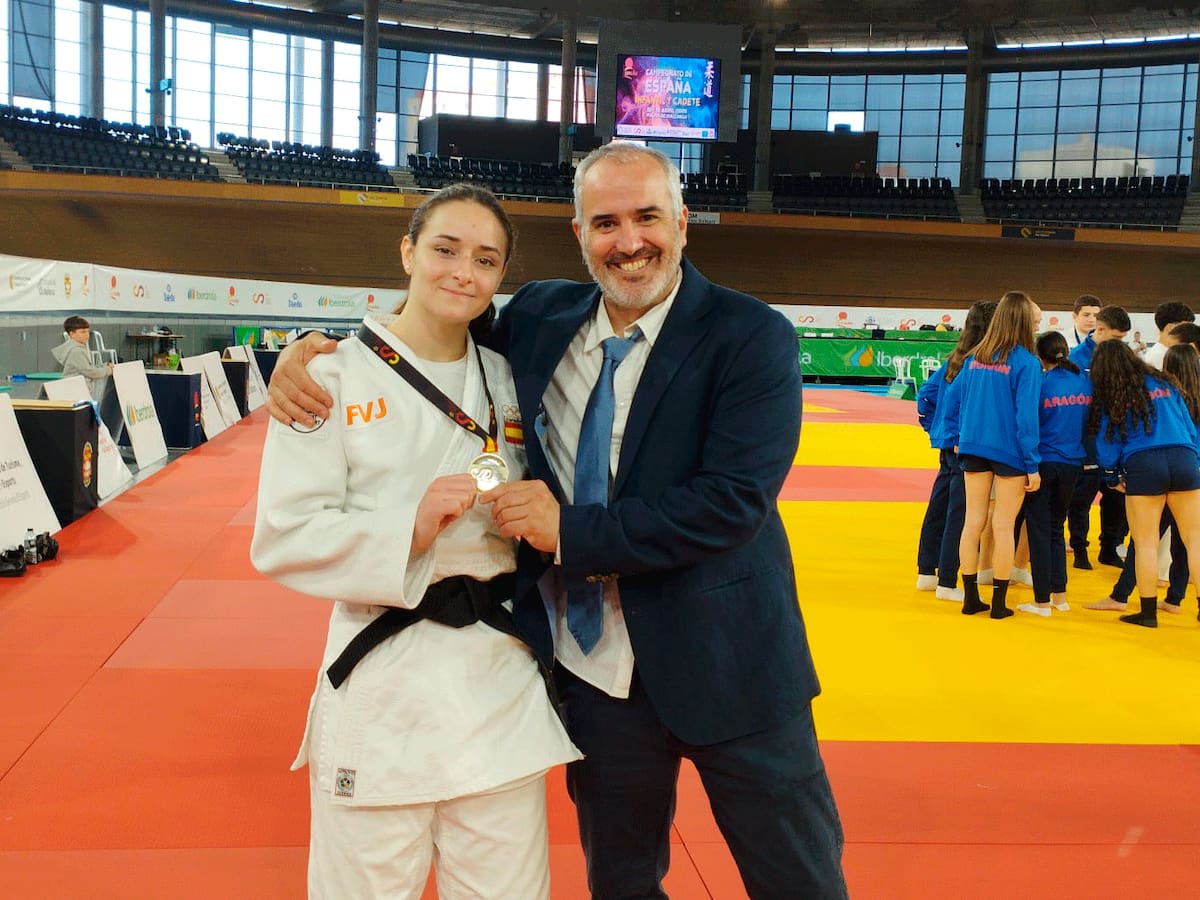 Claudia Carrasco, campeona de España de judo cadete en Mallorca