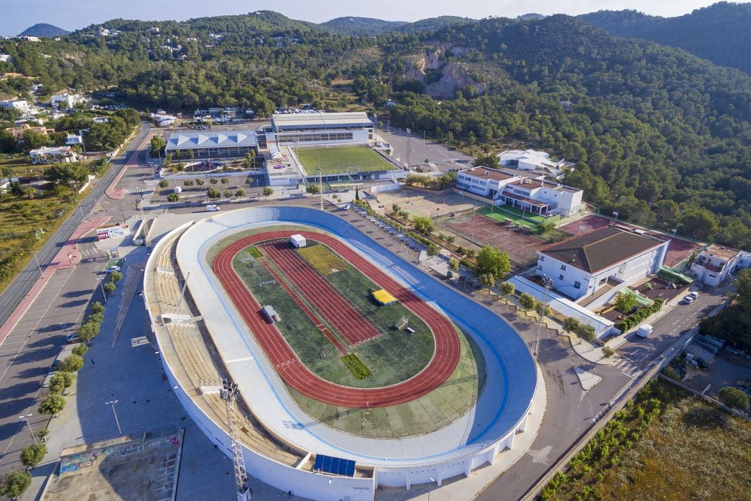 Vista aérea de la zona de Can Coix