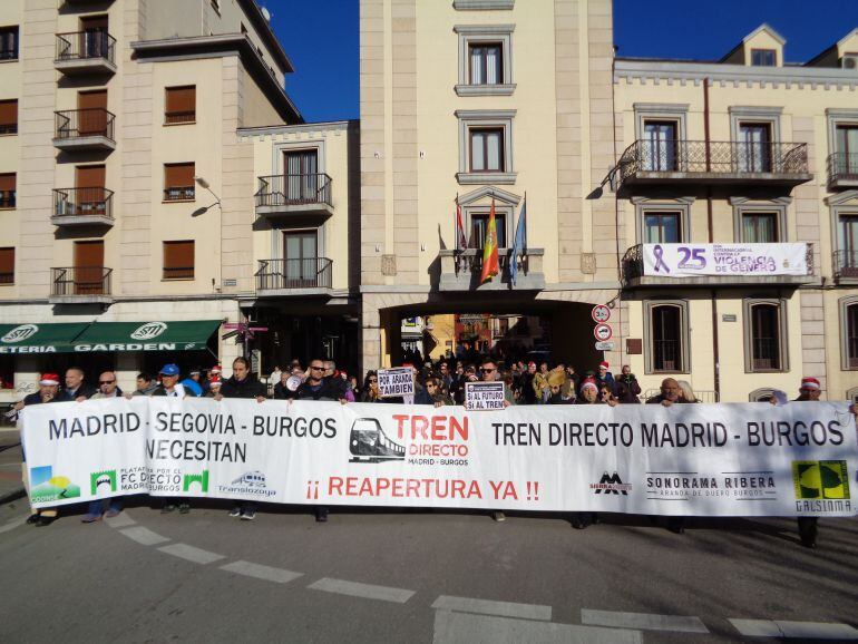 Imagen de archivo de una de las manifestaciones celebrada en diciembre