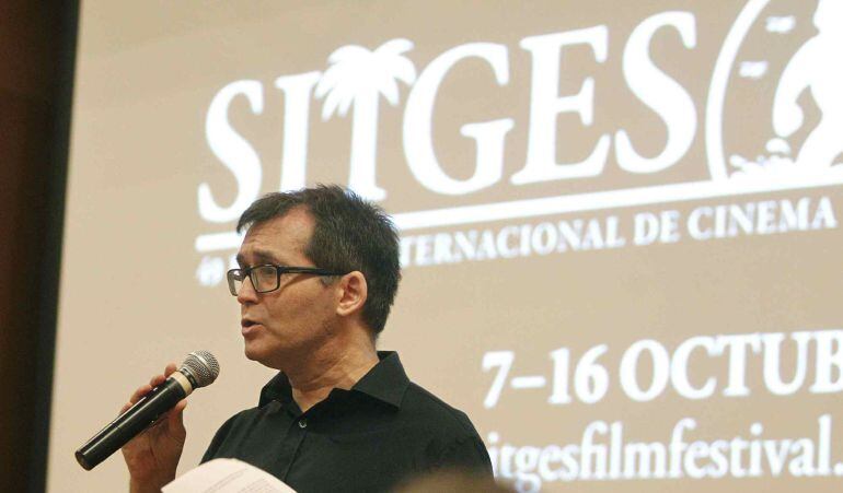 Ángel Sala, director del Festival Internacional de Cinema Fantàstic, donant a conèixer la programació de la 49 edició.