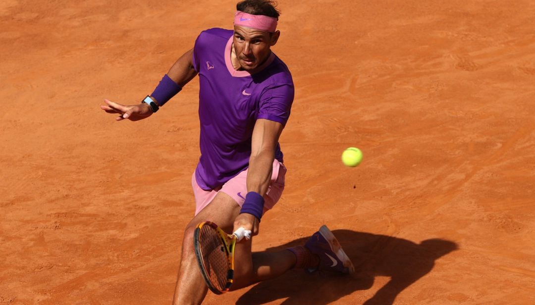 Nadal, en su partido ante Denis Shapovalov.