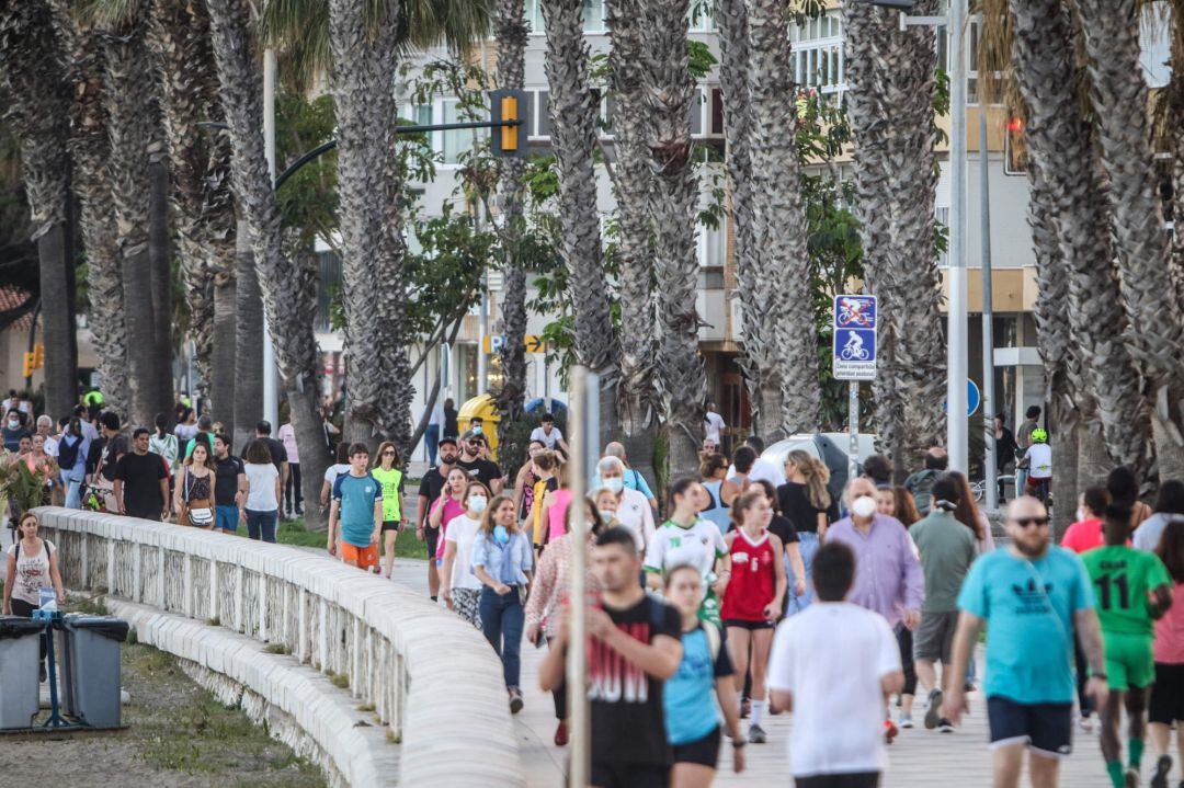 Paseo marítimo de La Malagueta este domingo