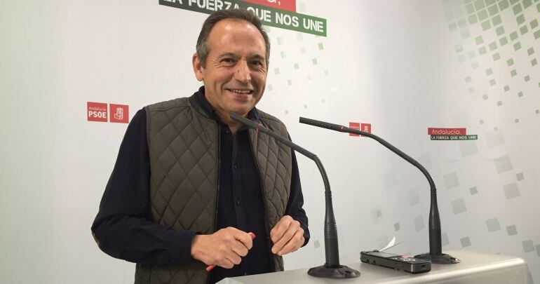 El secretario de Organización del PSOE de Jaén, Jacinto Viedma.