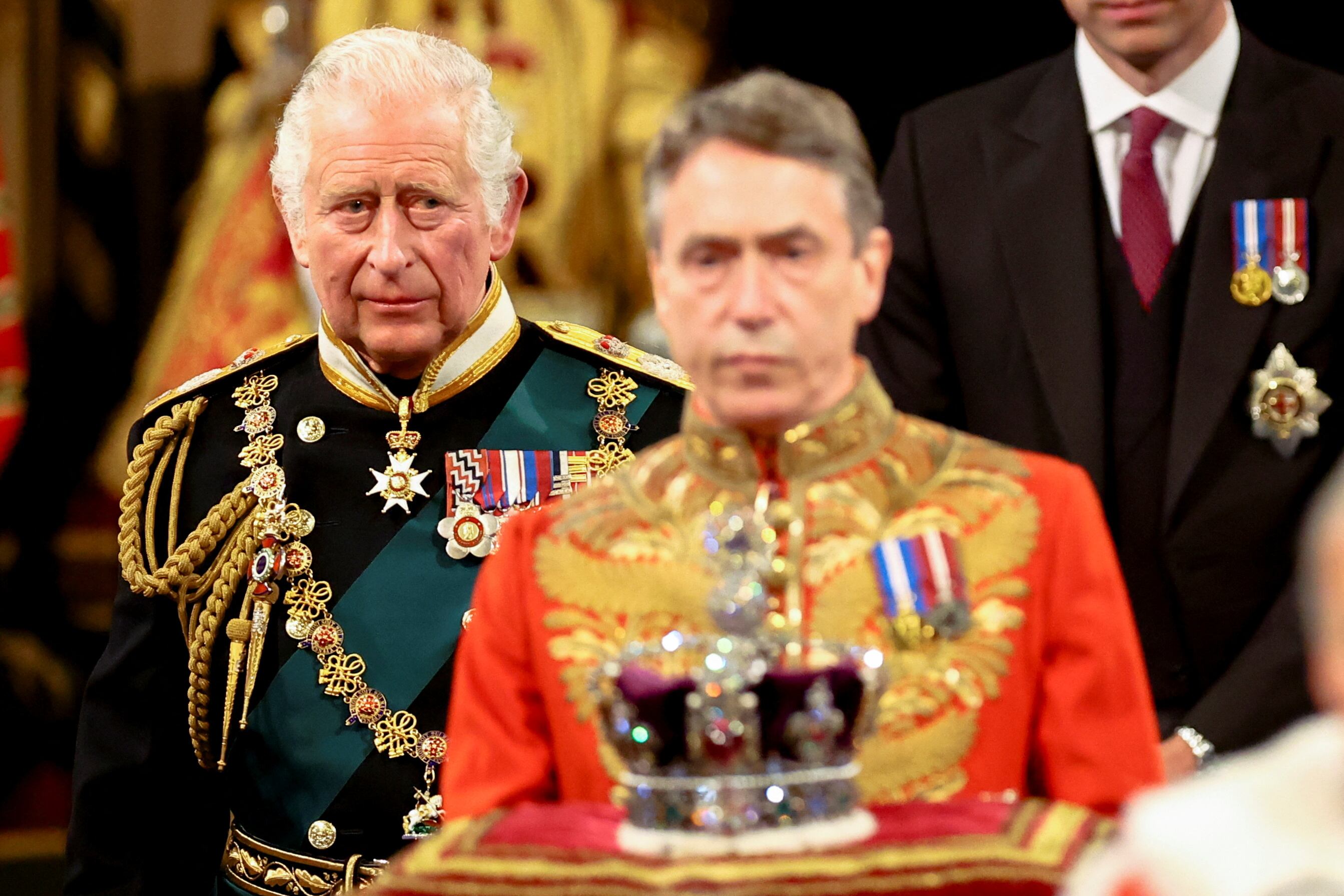 Carlos de Inglaterra cuando sustituyó a su madre Isabel II en el &#039;Discurso de la reina&#039;