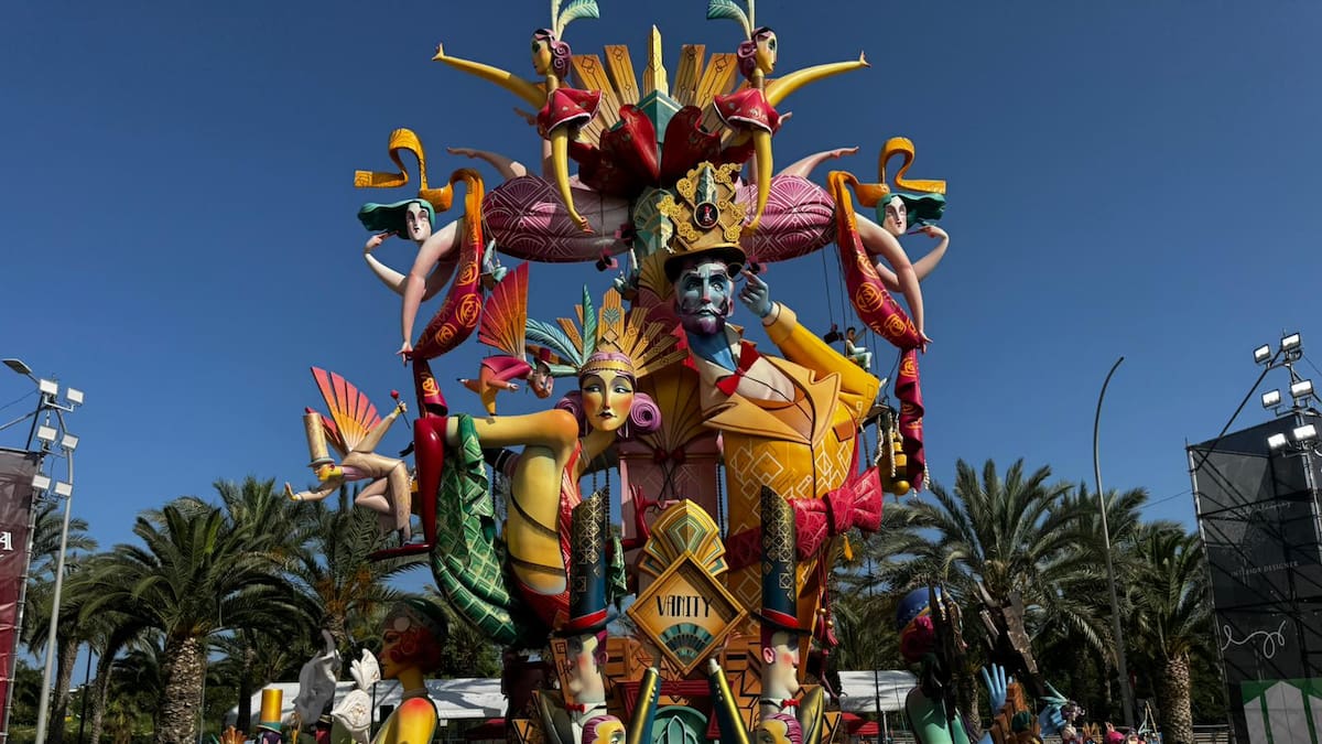 Iván Gómez, presidente de Baver-Els Antigons, hoguera ganadora en Categoría Especial