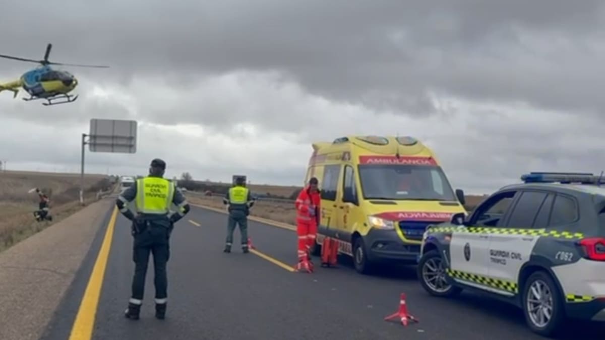 El despiste del conductor, motivo de la colisión múltiple del domingo en Castrogonzálo