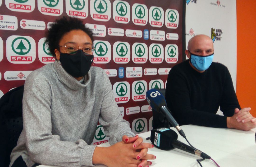 Oma i Puig durant la roda de premsa d'aquest matí.