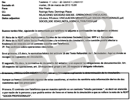 AVISO A NAVEGANTES. Los abogados avisan a Rodrigo Rato de que si factura a través de una empresa, como hizo, puede tener problemas con la Agencia Tributaria.