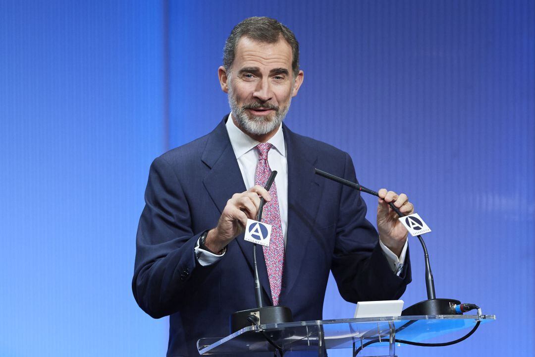 El rey Felipe VI en un acto el 29 de noviembre en la Casa de Amércia de Madrid