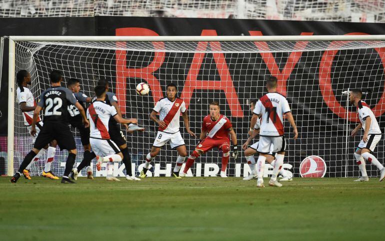 El Rayo y el Sevilla jugaron en Vallecas en la primera jornada de la Liga Santander.